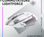 Logitech - G502 X PLUS LIGHTSPEED Souris Gaming RVB Sans Fil - Boutons hybrides LIGHTFORCE, Capteur gaming HERO 25K - Blanc
