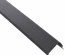Bande de rive toiture acier galvanisé laqué mat aspect tuile L1,20 m - Coloris - Brun rouge mat, Longueur - 1,20 m