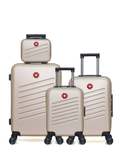 SWISS KOPPER - LOT DE 4 - Valise Week-end, Valise Cabine, Valise Cabine XXS et Vanity ZURICH