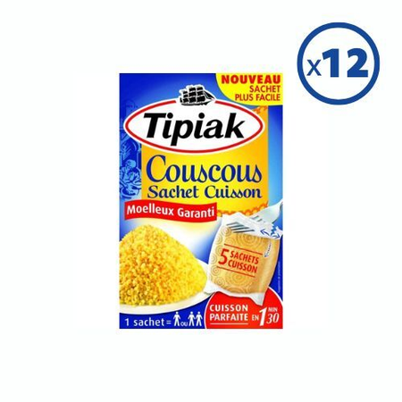 Carton de 12 -Couscous, 500g - TIPIAK