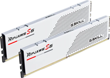 Kit Barrettes mémoire 32Go (2x16Go) DIMM DDR5 G.Skill Ripjaws S5  5200MHz (Blanc)