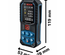 Télémètre laser 2x1,5V GLM 50-27 C Professional rouge + 2 piles AA - BOSCH - 0601072T00