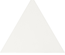 SCALE TRIANGOLO WHITE - Faience triangulaire 10,8x12,4 cm blanc brillant