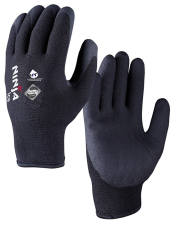 Gants de protection froid Ninja Ice enduit HPT noir T7 NI00 - SINGER - NI00-T7