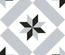 1900 CALVET 20 x 20 cm Carrelage aspect carreaux de ciment motif étoile