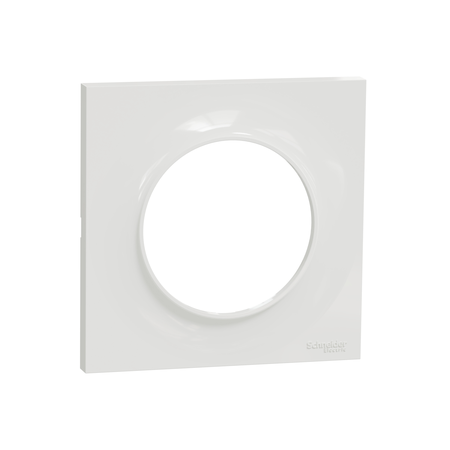 Plaque ODACE Styl blanche  1 poste - SCHNEIDER ELECTRIC - S520702