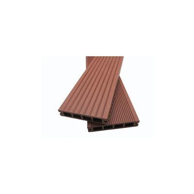 PACK 10m² lame de terrasse composite Dual + ACCESSOIRES (4 coloris) 2400mm - Coloris - Chocolat, Epaisseur - 25mm, Largeur - 14 cm, Longueur - 240 cm, Surface couverte en m² - 10