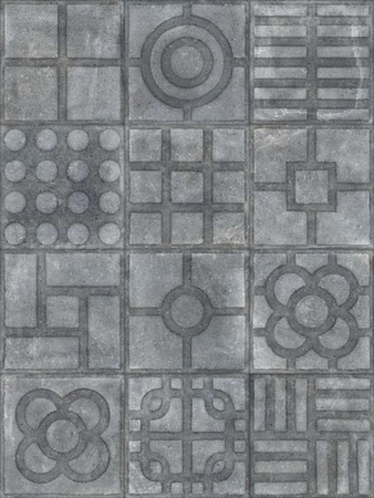 WORLD STREETS PAULISTA GRAFITO 20 x 20 cm -  Carrelage aspect carreaux de ciment