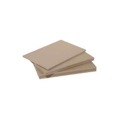 Panneau fibre composite plat et lisse (2 coloris) - Coloris - Beige (sable), Epaisseur - 10 mm, Largeur - 61 cm, Longueur - 250 cm, Surface couverte en m² - 1.525