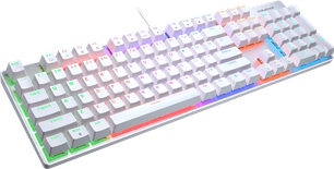 Clavier Gamer mécanique (Red Switch) Cougar Ultimus Ex RGB (Blanc)