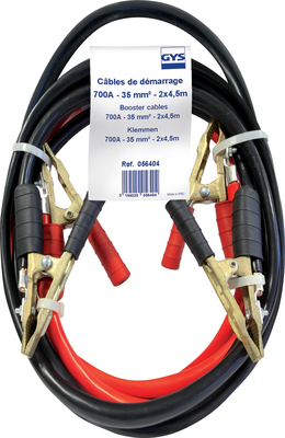 Câbles de démarrage 320A 3m/16mm² avec pinces laiton - GYS - 056206