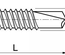 Vis autoperceuse tête cylindrique Carrée zingué DIN 7504M 4,2X16 boîte de 500 - ACTON - 333614,2X16CR3