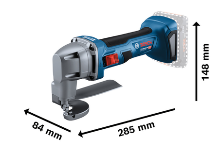 Cisaille à tôle 18V GSC 18V-16 E (sans batterie ni chargeur) en boite carton - BOSCH - 0601926300