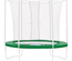 Kangui - Coussin de protection vert pour trampoline Ø 430 cm