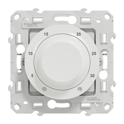 Thermostat ODACE 8A blanc - SCHNEIDER ELECTRIC - S520501