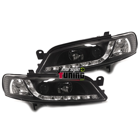 PHARES DEVIL EYES TUNING OPEL VECTRA B NOIRS 99-02 (13502)