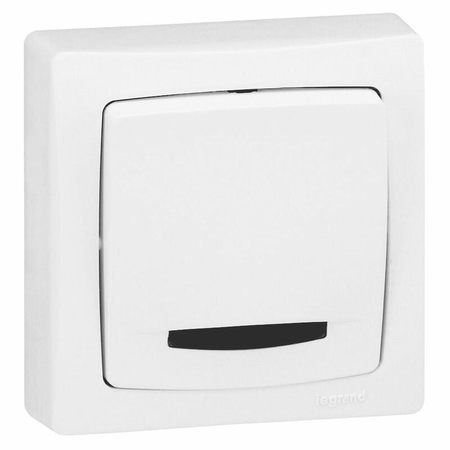 Interrupteur va-et-vient ASL pour appareillage saillie 250V lumineux - LEGRAND - 086017