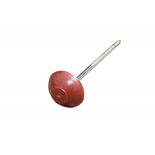 Pointe pour plaque bitumée (x100) L 6,5 cm - Coloris - Rouge, Longueur - 6.5 cm