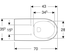 Cuvette WC suspendue RENOVA COMFORT rimfree adaptée PMR - GEBERIT - 208570000