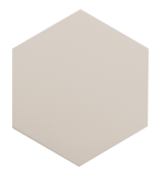 COIMBRA TAUPE 30634 - Carrelage 17,5x20 cm hexagonal uni aspect carreaux de ciment taupe