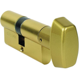 Cylindre à bouton C2000 B30X30 laiton poli clé sur numero P1 BC1534 - CISA - 301220708MV