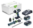 Perceuse-visseuse 18V TDC 18/4 5,2/4,0 I-Plus QUADRIVE + batteries + chargeur + Systainer3 - FESTOOL - 575602