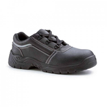 Chaussures de sécurité basses NACRITE S1P SRC en cuir fleur de buffle noir P45 - B0912-T45