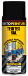 Aérosol noir billant RAL9005 400ml peinture de maintenance - SINTO - 920375