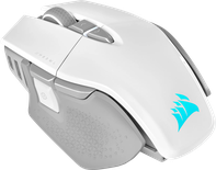 Souris sans fil Gamer Corsair M65 Ultra RGB (Blanc/Argent)