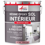 Résine époxy sol intérieur pour cuisine et salle de bain | Maison Etanche
