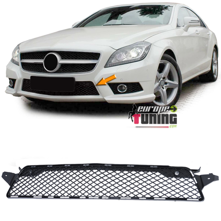 CALANDRE INFERIEURE GRILLAGEE MERCEDES CLS C218 2011-2014 PH1 AVEC PACK AMG (05566)