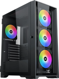 Boitier Moyen Tour E-ATX Xigmatek Quantum RGB avec panneaux vitrés (Noir)