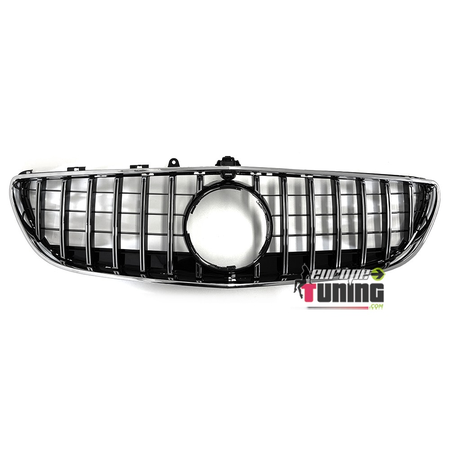 CALANDRE LIGNE GT AMG CHROME MERCEDES CLS 218 2014-2018 PH2 AVEC CAMERA (05223)