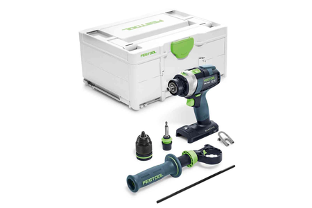 Perceuse-visseuse à percussion 18V TPC 18/4 I-Basic QUADRIVE (sans batterie ni chargeur) + Systainer SYS3 - FESTOOL - 575604