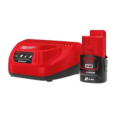 Pack 1 batterie M12 NRG-201 12V 2Ah - MILWAUKEE TOOL - 4933451900