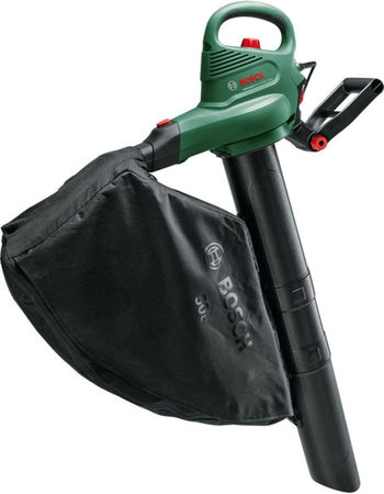 Aspirateur souffleur broyeur filaire 3000 W ratio de broyage 12:1 avec sac 50 L Bosch ALS30