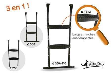 Kangui - Echelle multi-taille universelle pour trampolines ronds