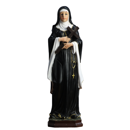 Statue en résine de Sainte Rita de 45cm