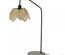 Lampe de bureau DKD Home Decor Noir Gris Métal Marron Rotin 250 V 60 W (25 x 50 x 81 cm)