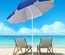 Parasol inclinable octogonal de plage Ø 150 cm