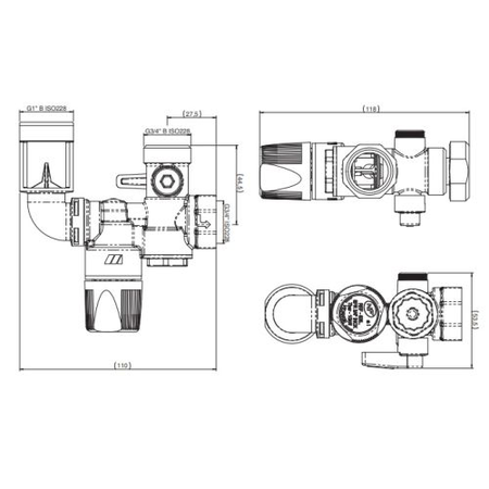 Groupe de sécurité SFR 3/4'' inox coudé - WATTS - 52571