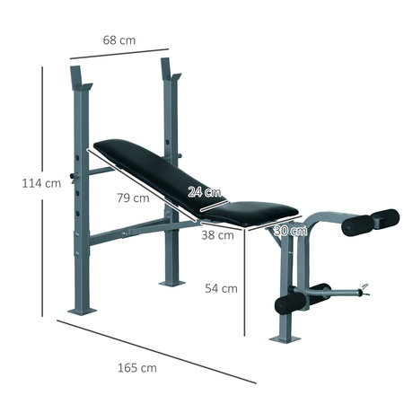 Banc de musculation Fitness complet