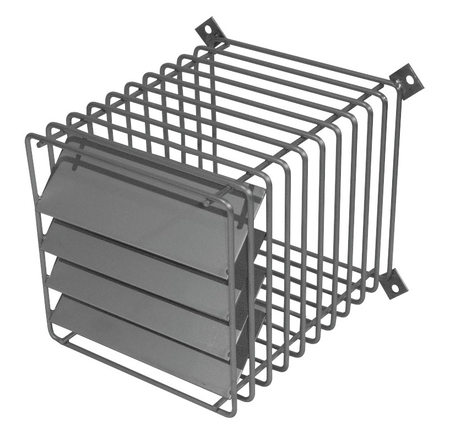 Grille de protection terminal horizontal avec déflecteur inox 80/125 et 60/100 - UBBINK - 200201