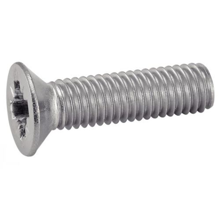 Vis à métaux tête fraisée cruciforme pozidrive inox A2 DIN 965 4X12 boîte de 200 - ACTON - 622144X12