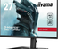 Ecran PC Gamer - IIYAMA G-Master Red Eagle GB2770HSU-B5 - 27 FHD - Dalle Fast IPS - 0.8 ms - 165Hz - HDMI / DP - AMD FreeSync Pr