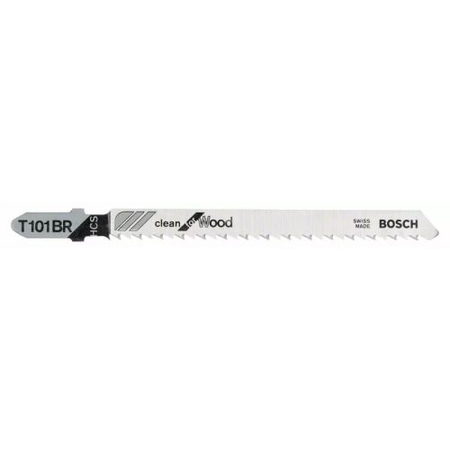 Lame de scie sauteuse T 101 BR Clean for Wood pack de 05 - BOSCH - 2608630014