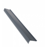 Rive de 1 mètre pour plaque nervurée acier laqué - Coloris - Gris anthracite RAL 7016, Longueur - 1 m