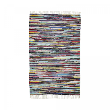 Tapis kilim TIMULTI tissé en coton