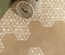 TERRACRETA Chamotte Esagono - carrelage hexagonal 25x21,6 cm aspect carreaux de ciment