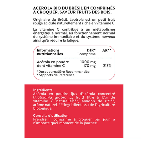 Acérola bio (60 caps)